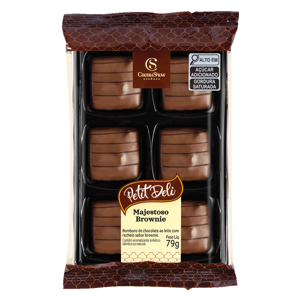 Bombons Petit Deli Brownie 79g