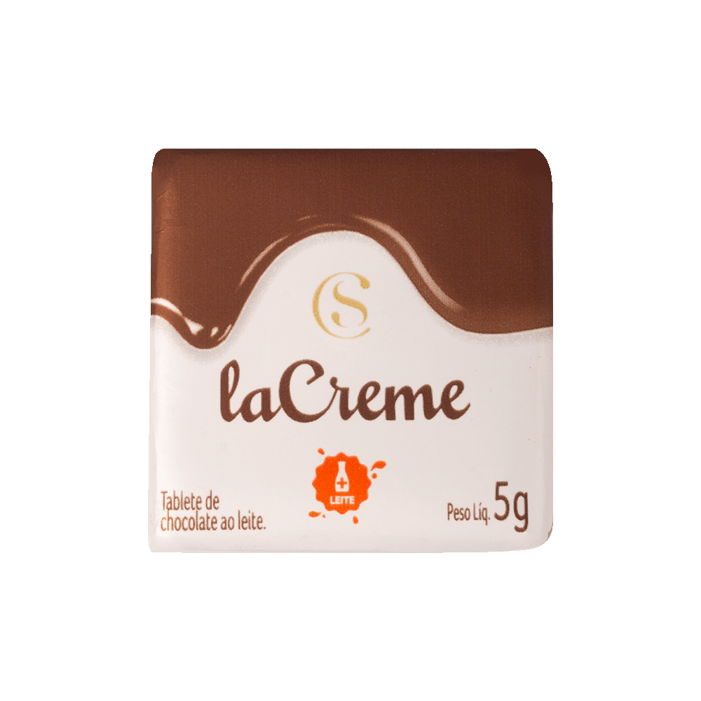 Tablete laCreme de Chocolate 28% Cacau 5g