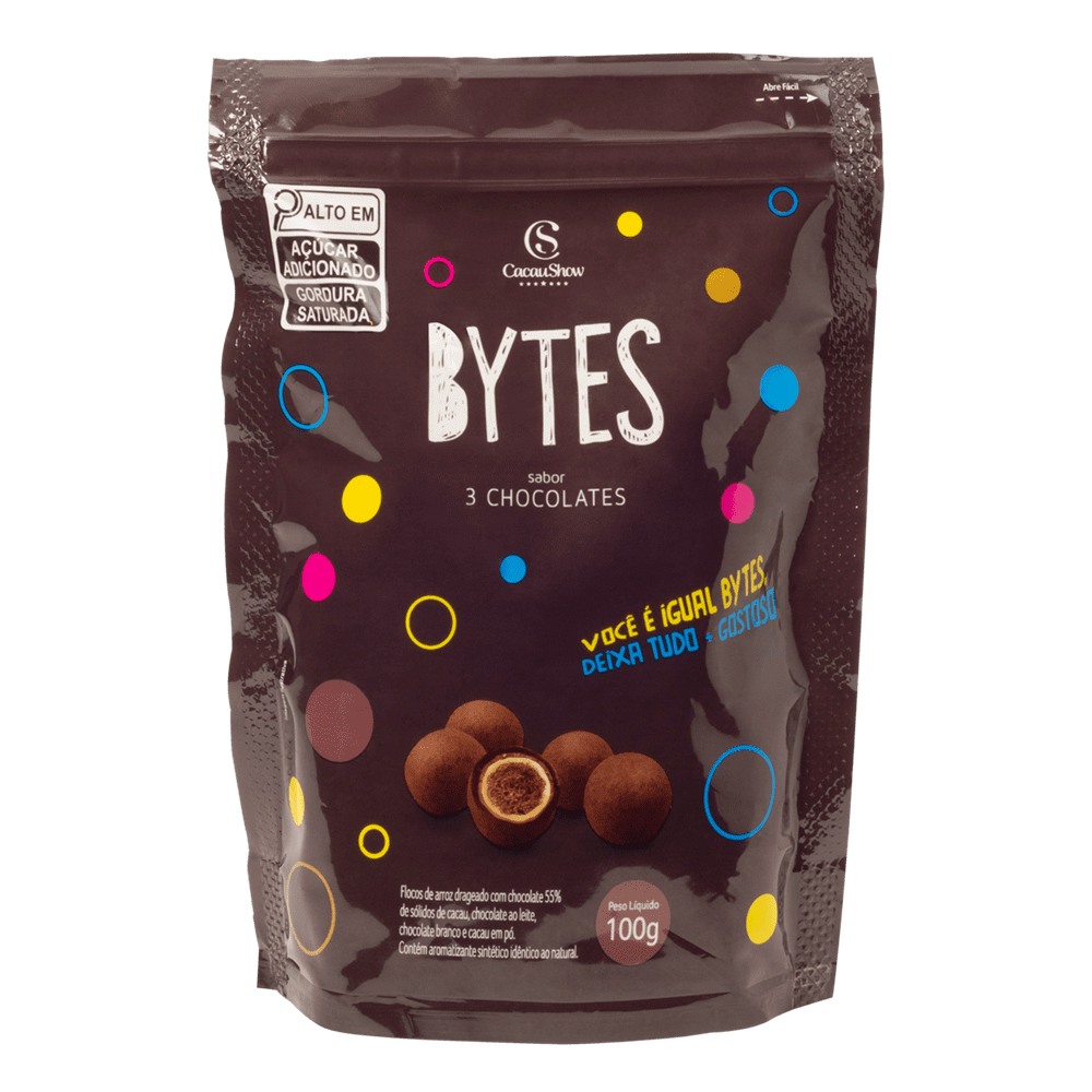 Drageado Bytes 3 Chocolates 100g
