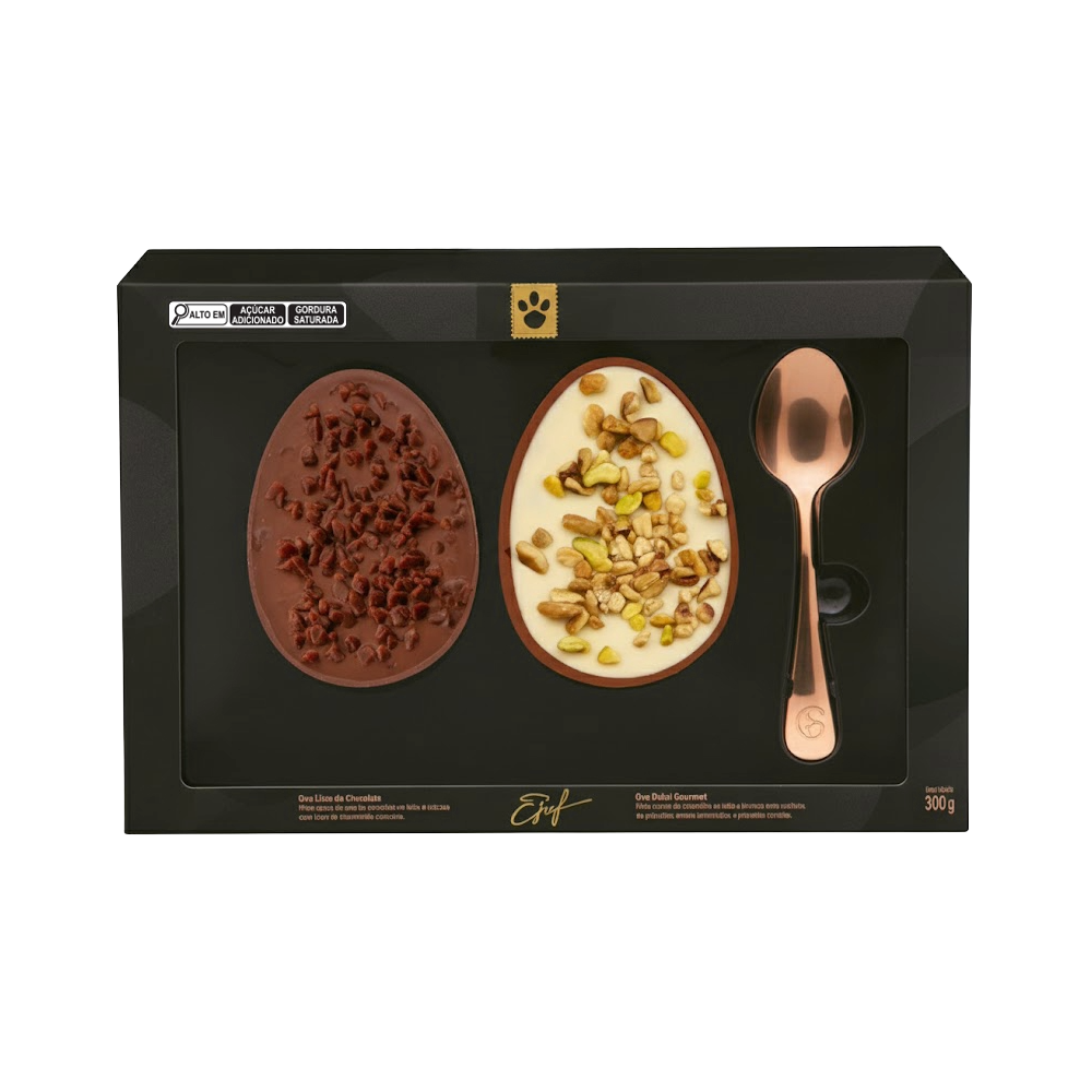 Ovo de Páscoa de Colher Duo Do Chef 300g