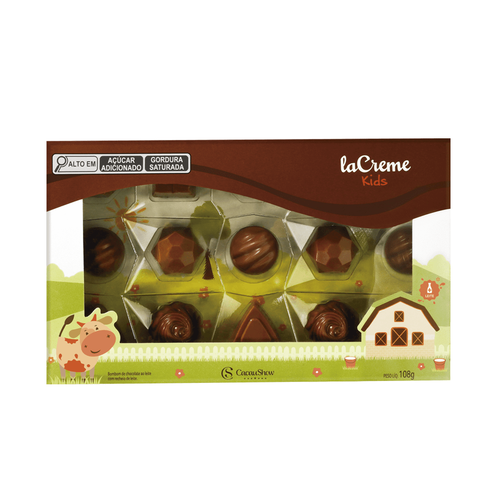 Caixa de Bombons laCreme Kids 108g
