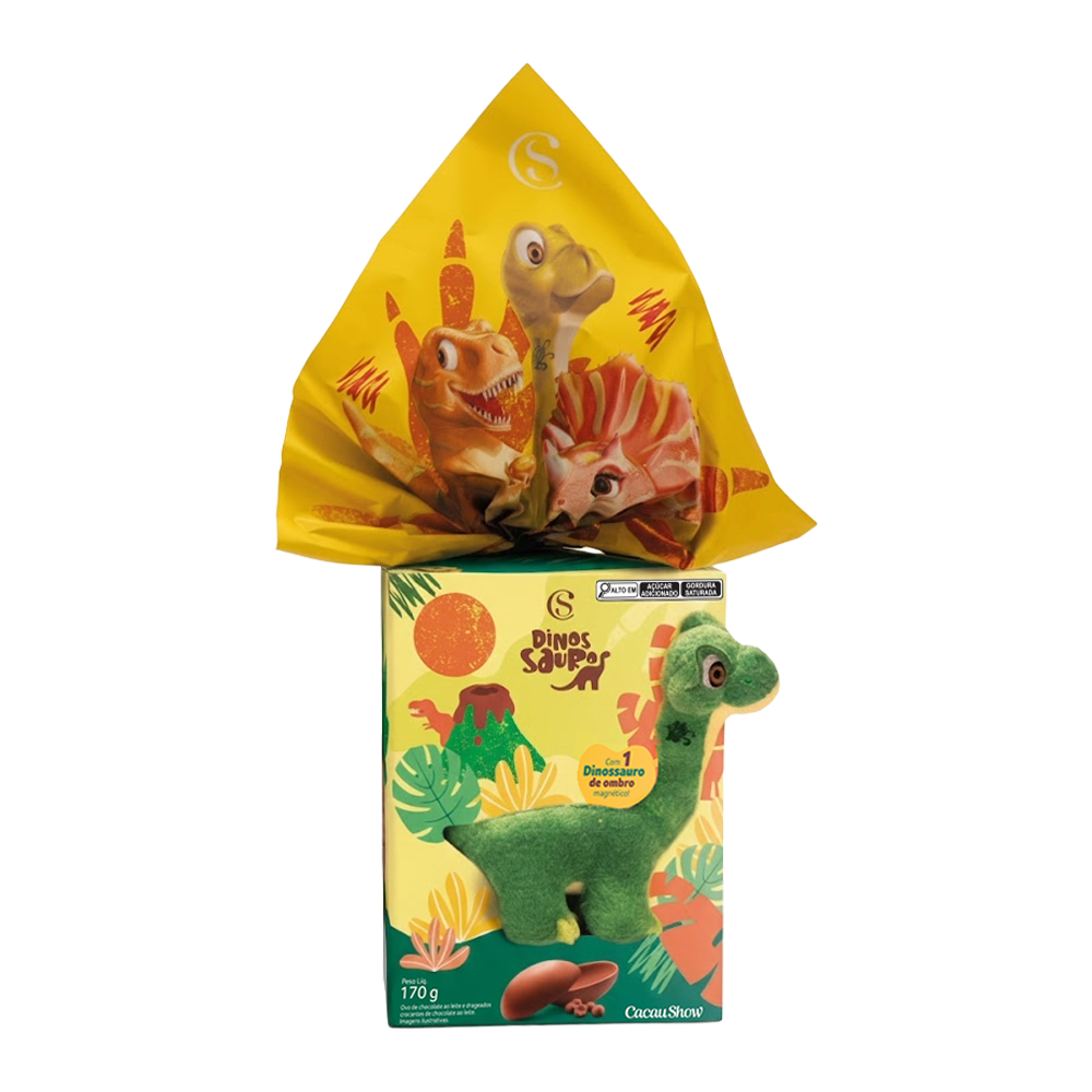 Ovo de Páscoa Pelúcia de Ombro Dylan com Imã 170g