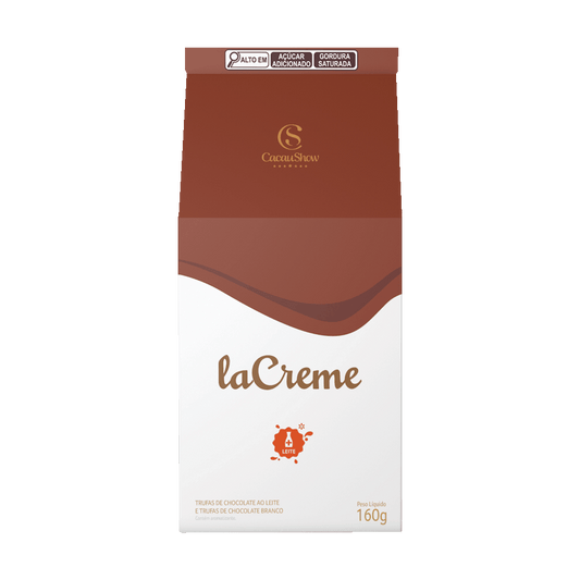 Trufa Caixa de Trufas laCreme ao Leite e Branco 160g