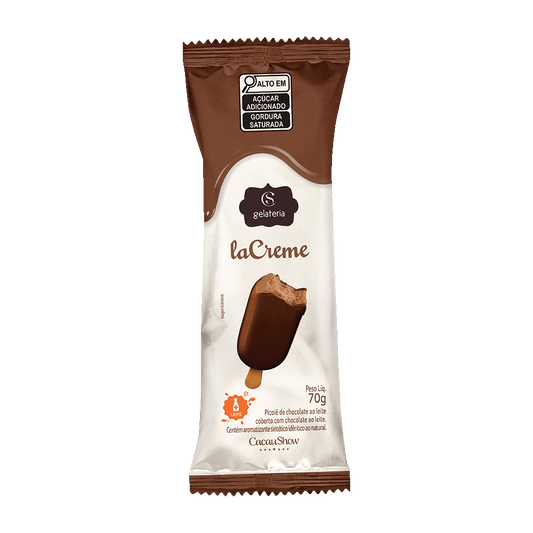 Sorvete laCreme ao Leite 70g