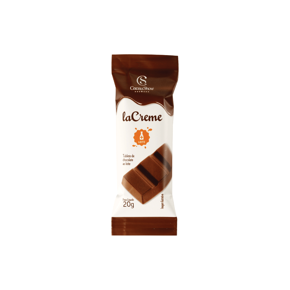 Tablete laCreme de Chocolate ao Leite 20g