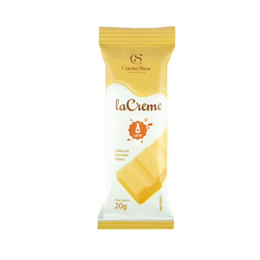 Tablete laCreme de Chocolate Branco 20g