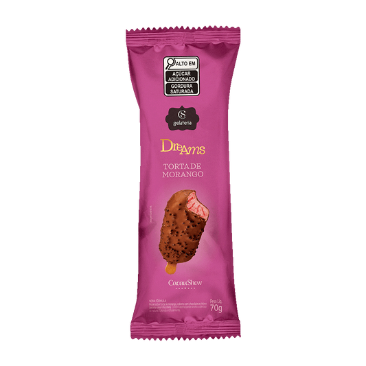 Sorvete Dreams Torta de Morango 70g