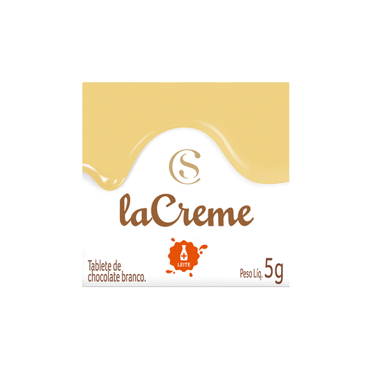 Tablete laCreme de Chocolate Branco 5g