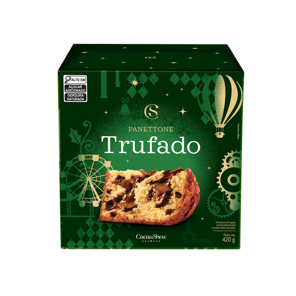 Panetone de Chocolate ao Leite 420g