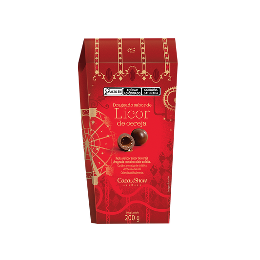 Drageados ao Leite com Licor de Cereja 200g