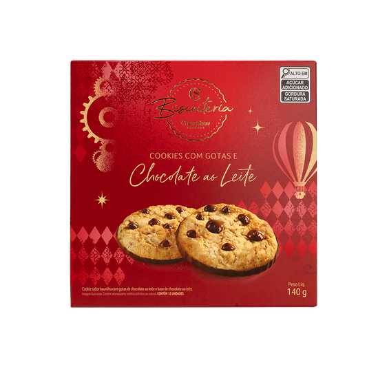 Cookies de Natal com Gotas ao Leite 140g