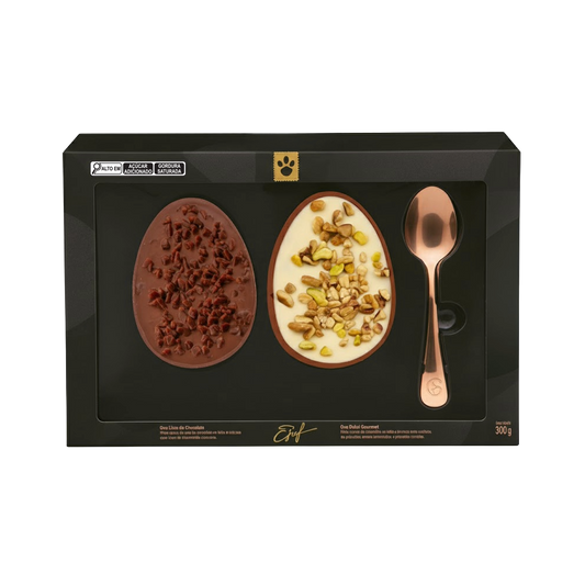 Ovo de Páscoa de Colher Duo Do Chef 300g