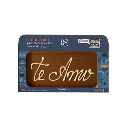 Tablete ao Leite Chocoarte Afeto 40g