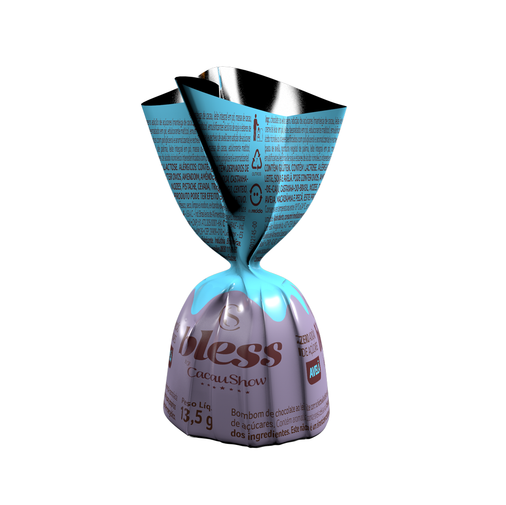 Bombom Bless Zero Adição de Açúcar Avelã 13,5g