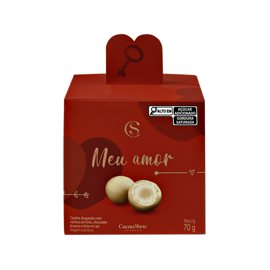 Mini Cubo com Drageados de Leite em Pó 70g