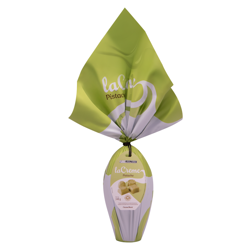 Ovo de Páscoa laCreme Pistache 348g