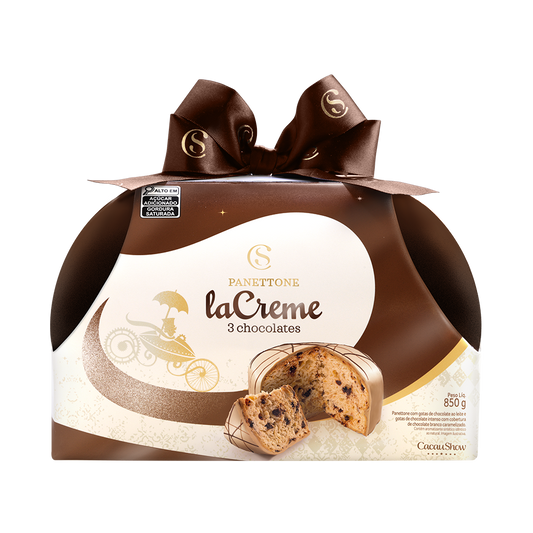 Panetone laCreme 3 Chocolates 850g