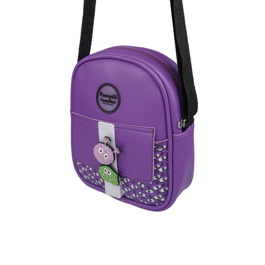 Bolsa Pampili Chocomonstros Roxa