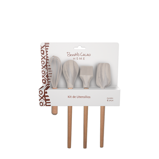 Kit Utensílios Off White Bendito Cacao