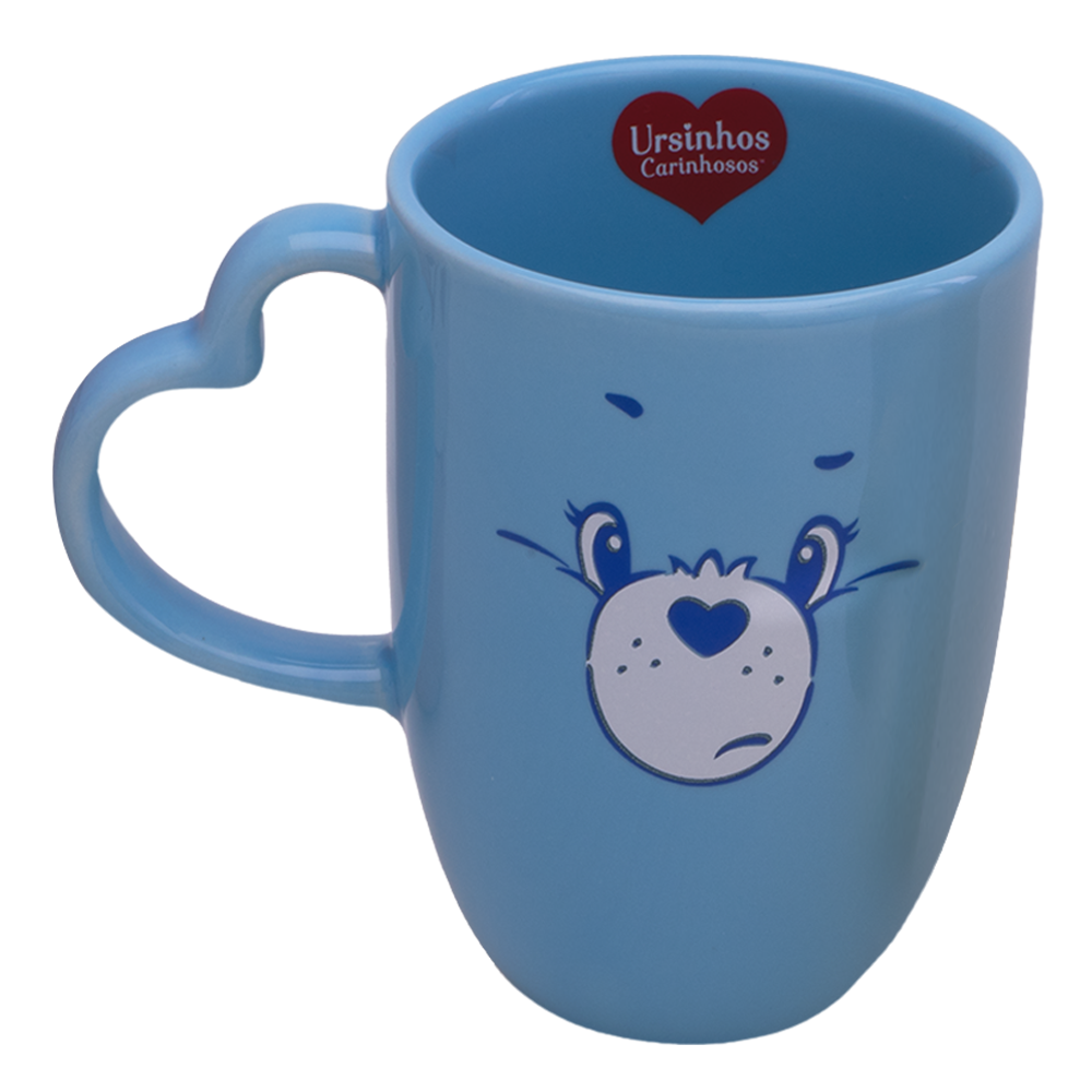 Caneca Ursinhos Carinhosos Zangadinho Azul 350ml