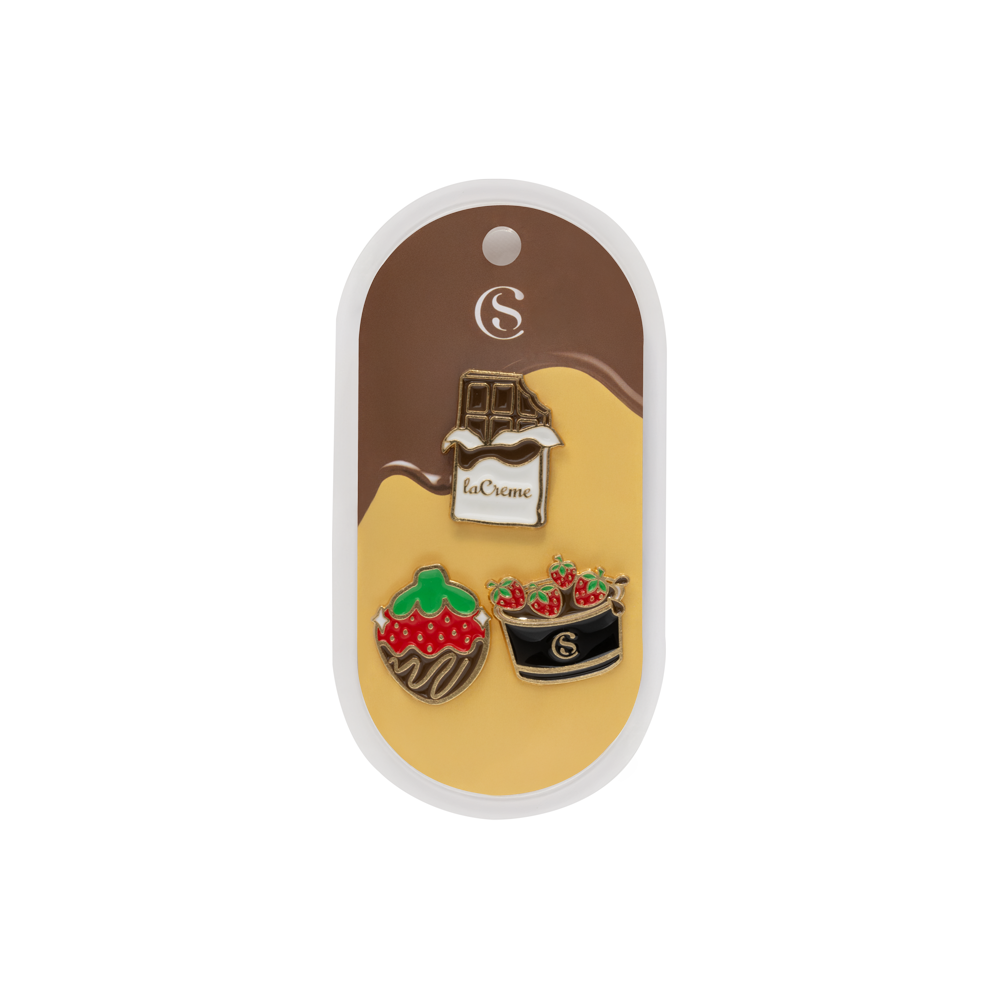 Kit Pins laCreme + Morango + Fondue